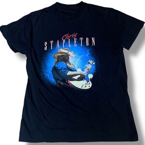 Chris Stapleton Black Graphic‎ Tee - Short Sleeve
